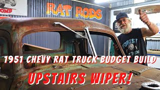 Universal wiper motor installation  1951 Chevy Rat Truck Build