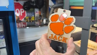 Laser Cut Multilayered Acrylic Wood Ornament | Glowforge