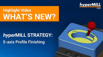 hyperMILL 2025 | Highlight | 5-axis Profile Finishing