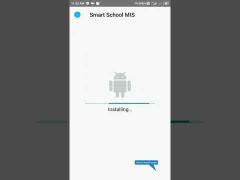 How to download mobile app for authority using Smart School MIS