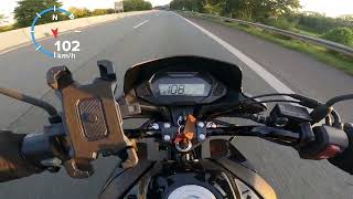 Honda CB125F GPS Top Speed Test 14.9.2024#honda #motovlog Honda CB125F GPS Top Speed Test 14.9.2024#honda #motovlog