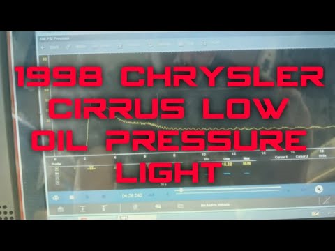 1998 Chrysler Cirrus Low Oil Pressure Light Comes On!