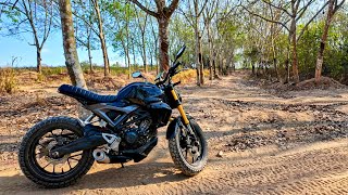 Pattaya: Off-Road Ride Street Motorcycle Honda CB150R, Leaving the National Forest, Thailand, Part 5