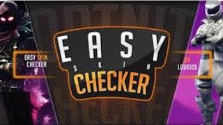How to use easy skin checker fortnite without password | how to know your account skins|Fortnite