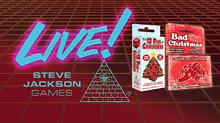 SJGames Live - Playing our two new Christmas games!