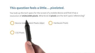 Pixelation Quiz - Responsive Web Design Fundamentals