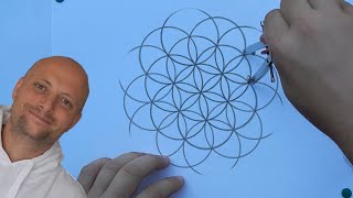 Anleitung Blume Des Lebens Zeichnen Tutorial How To Draw The Flower Of Life Youtube