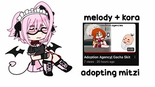 melody + kora adopting mitzi