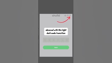 light/dark mode transition