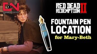 Red Dead Redemption 2 - Fountain Pen Location - Mary Beth
