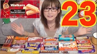 [MUKBANG] I Eat 23 Candies from the United Kingdom | Yuka [Oogui]