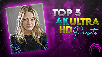 TOP 5 SHARPEN HDR CC PRESETS 🔥 ALIGHT MOTION 4K CC XML 😱 TOP 5 CC PRESETS PACK