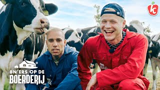 BN’ers op de Boerderij #2 - Rapper Bizzey melkt koeien! | Kalvijn