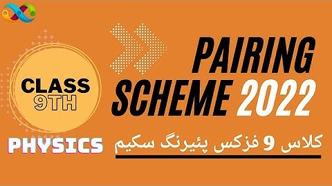 Class 9th Physics pairing Scheme 2022,Physics 9 Class Assessment Scheme || Math Genius