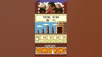 Game Boy Donkey Kong Level A Day: 8-16 Cutscene