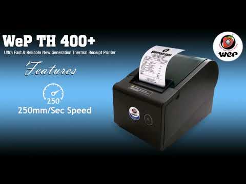 WeP TH400 Billing Printer - YouTube