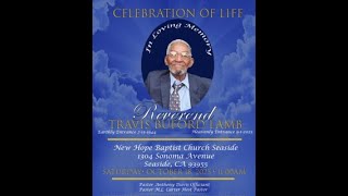 Celebration of Life for Travis Lamb 10/18/2025