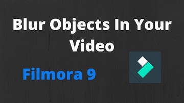 How To Blur Parts Of Your Video - Filmora 9