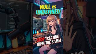 TypeScript Null vs Undefined (Explained in under 45s) #shorts