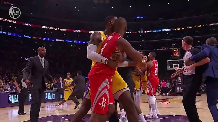 NBA brawl  - Chris Paul, Rajon Rondo and Brandon Ingram ejected