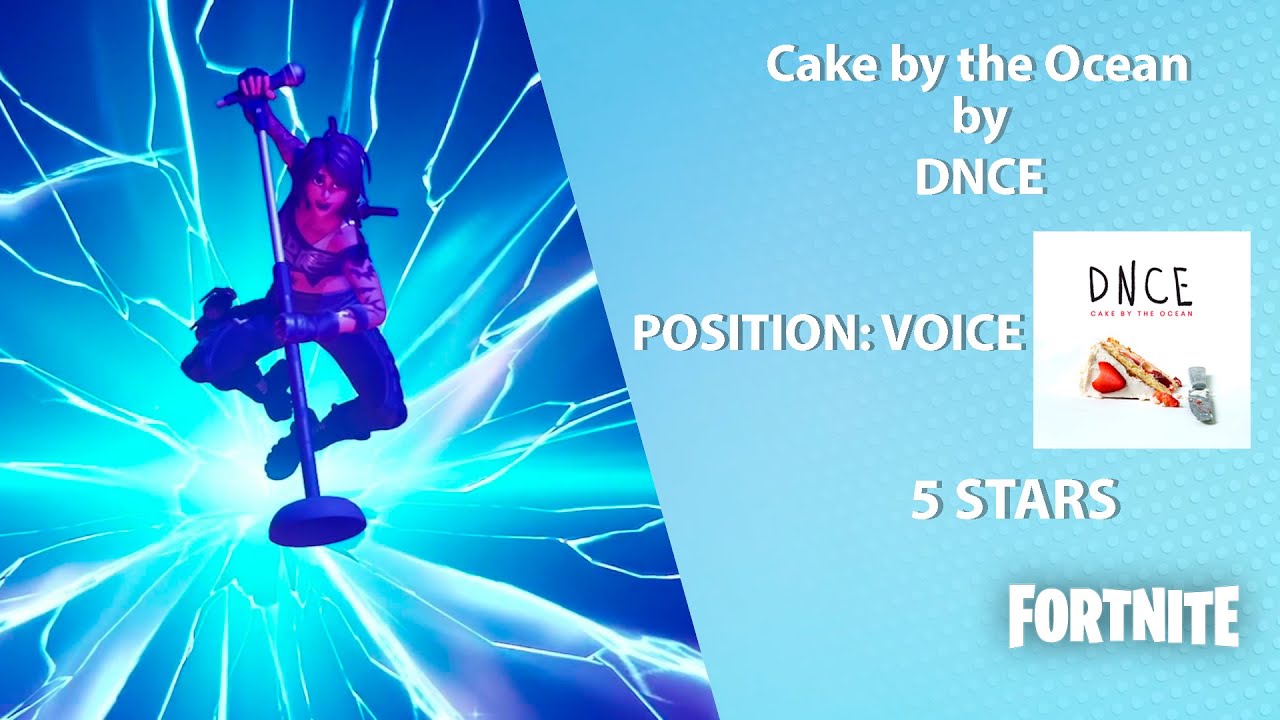 Fortnite Festival Cake by the Ocean - DNCE