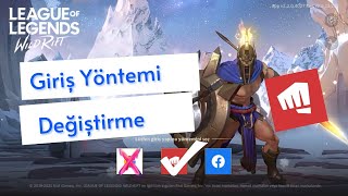 Wild Rift - Google Play girişli hesap Riot Girişli Nasıl Yapılır?(⚠️2 hesabı birleştirmeyin.)