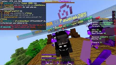 People can hit you off at the edge of the spawn point of /wild in NetherGames Factions! (Bug Report)