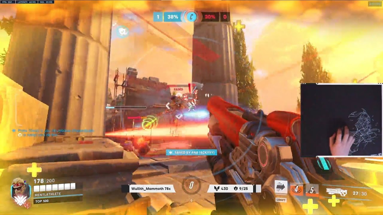 GALE SHOWS HIS INSANE TRACKING SOLDIER 76 - OVERWATCH 2 SEASON 6 TOP 500