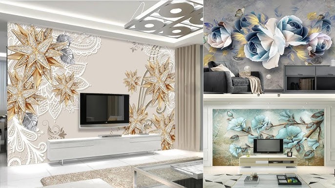 Latest 5D Wallpaper For bedroom living room(AS Royal Decor) - YouTube