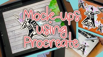 Create Realistic Mockups on Procreate - BONUS! Learn how to create your own flatlays!