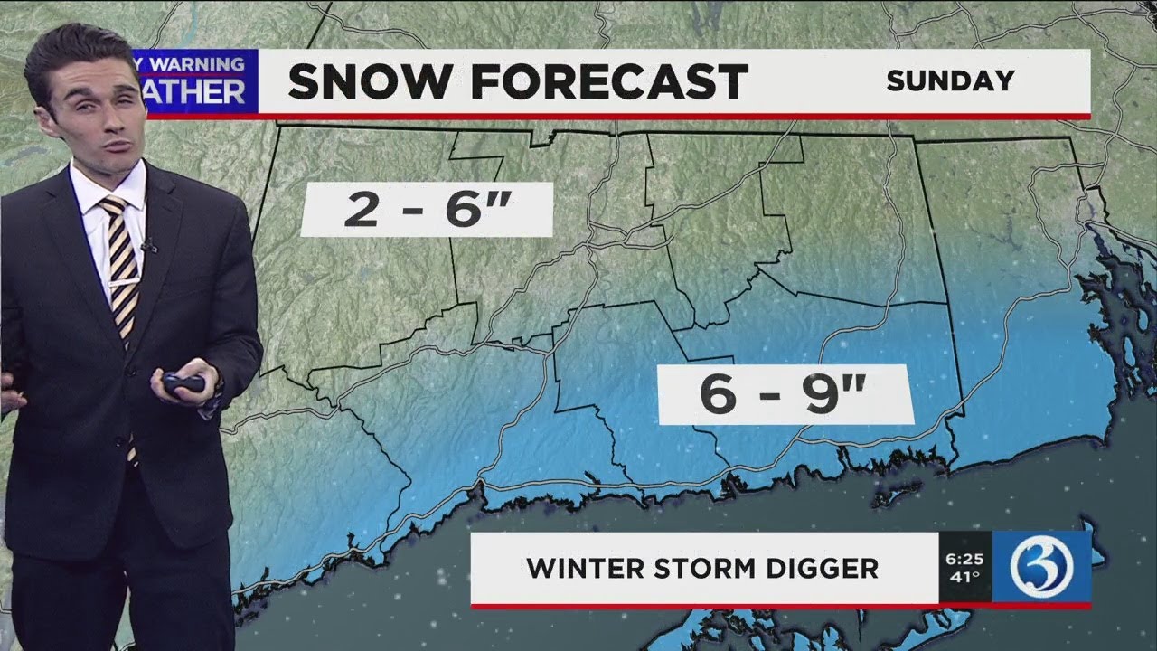 FORECAST: Snow on the way for Sunday - YouTube