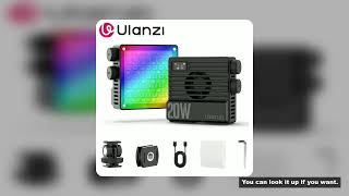 Ulanzi LE20 LED Lights RBG Photography Video Fill Light Selfie Lights Conference Lighting with Coole
