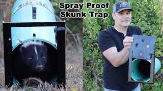 Try Not To Get Sprayed By A Skunk Challenge. The TUFF "Spray Proof" Skunk Trap. Mousetrap Monday