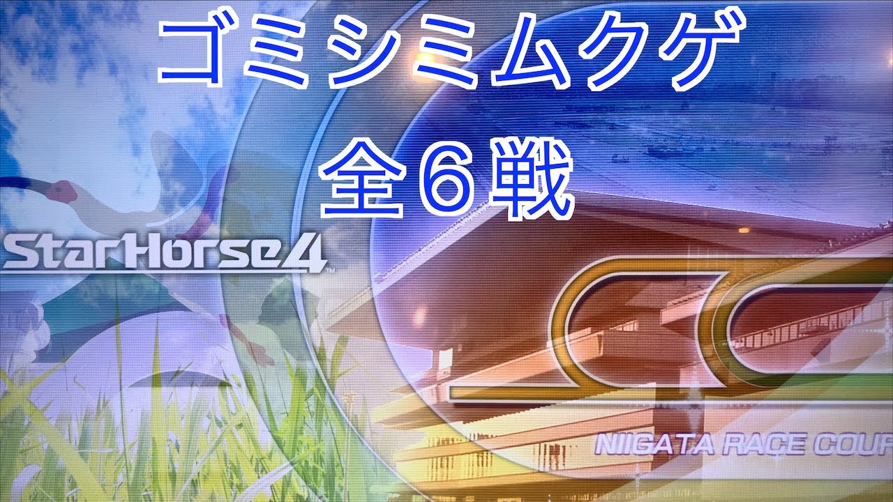【スターホース４】　ー 854頭目ー　ゴミシミムクゲ(初代馬、血統表生産C8、生産枚数19750枚)　全6戦