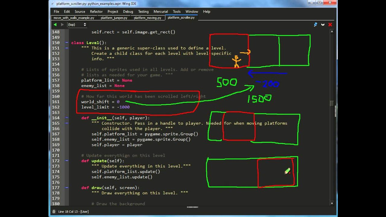 How to Make a Side Scroller Game using Python and PyGame