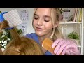 ASMR School Nurse Lice Check Roleplay 𖢥 