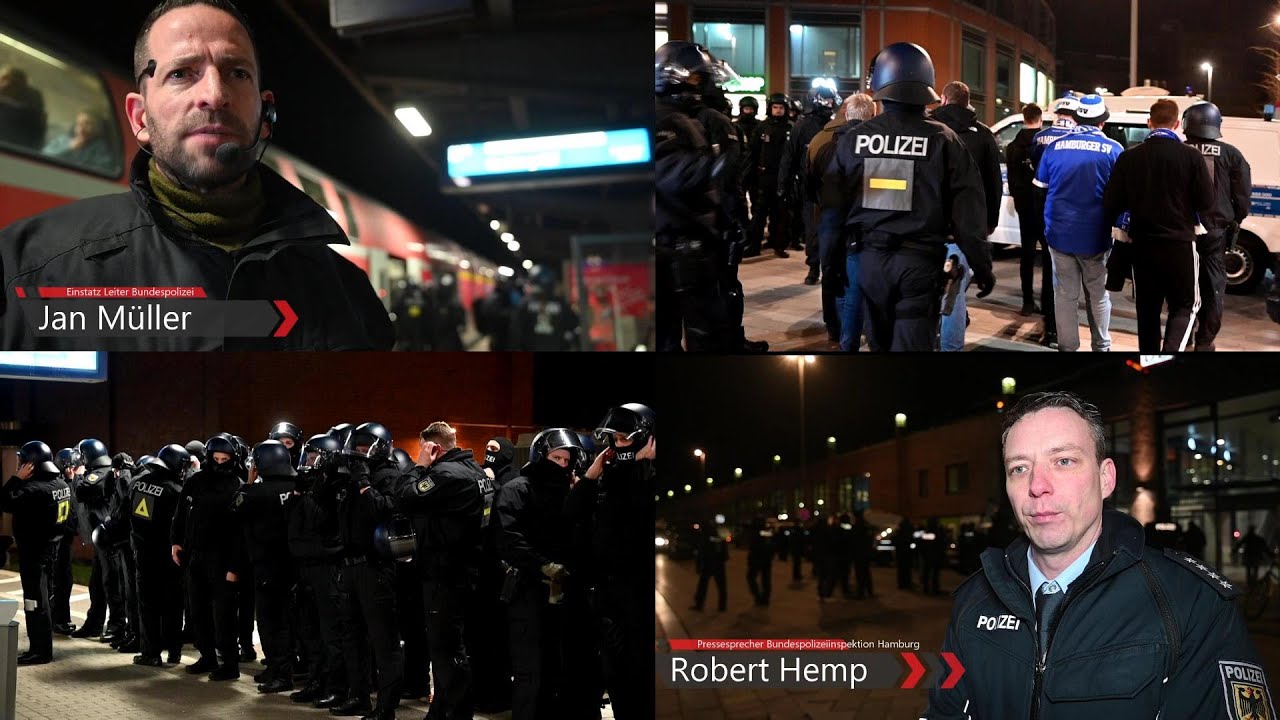 ⚽[Fußball] Hunderte HSV-Fans nach Spiel in Rostock kontrolliert