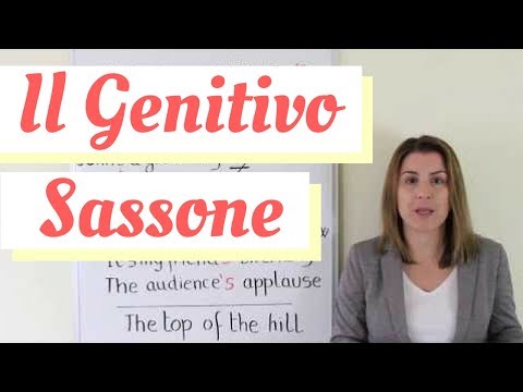 Il genitivo sassone 1 - possessivo in inglese