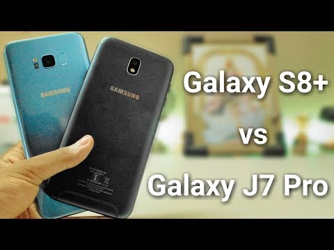 Galaxy J7 Pro VS Galaxy S8+ | Quick Comparison