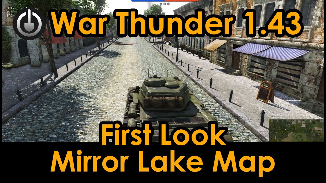 War Thunder 1.43 Dev Server First Look - Poland Map Drive-Through.