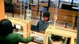 Raw video of Comerica bank robber on Woodward