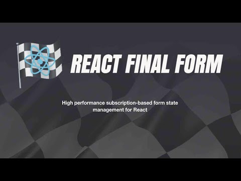 React Final Form tutorial for beginners