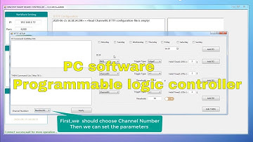 How to use Programmable Logic Controller KC868-COL PC software