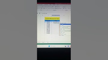 Minutes convert into Years| Advance Ms Excel #trending #shorts #ytshort #short #youtubeshorts