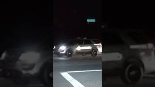 sheriff in the middle of an intersection disregarding the same laws he jails people for #crookedcops