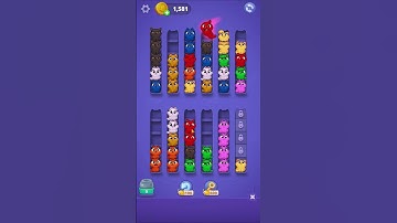 Kitty Sort: Twisted Tails Level 113 | Funny Games