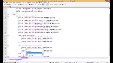 Bootstrap training Part 12 - Bootstrap Button Group