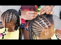 Amazing kids Cornrow Hairstyle, Highly requested/with Designs.