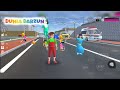 BERBI CELLIN JADI RAKSASA CEGAT SEMUA MOBIL DI JALANAN PART 17 #sakuraschoolsimulator