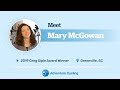 Mary mcgowan  2019 greg siple award winner